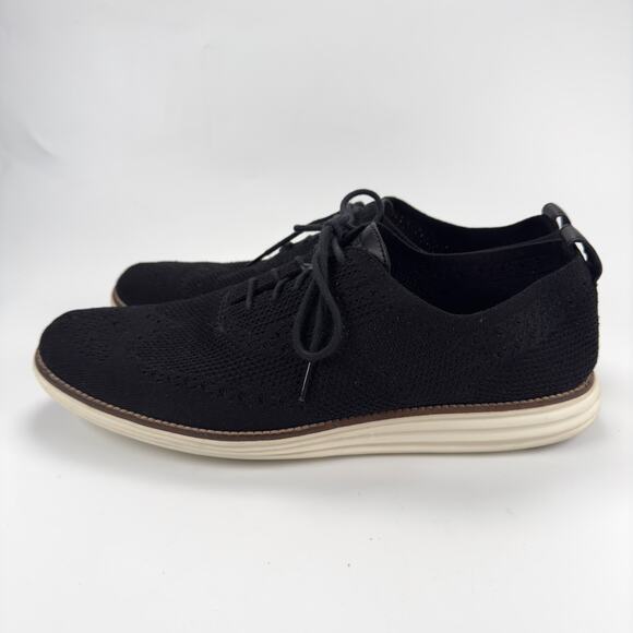 Cole Haan Men's Original Grand Stitchlite Wingtip Oxfords Black C27959 Size 13M - Picture 2 of 8